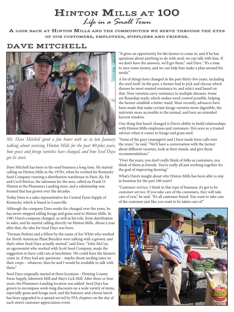 February 2018 Hinton Mills newsletter cover